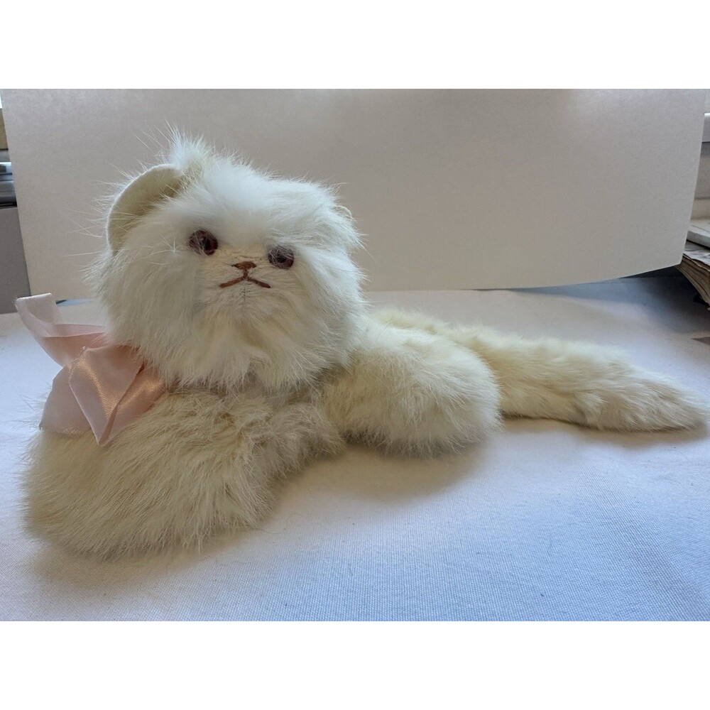 Vintage Jerry Elsner 1950’s Real Rabbit Fur Cat Kitten